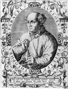 Portrait de Philippus Aureolus Theophrastus Bombastus von Hohenheim Paracelsus