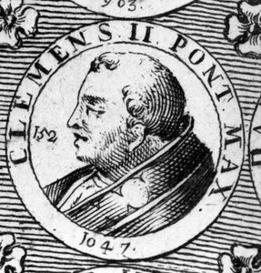 Portrait du pape Clément II (mort en 1047). - Unknown artist