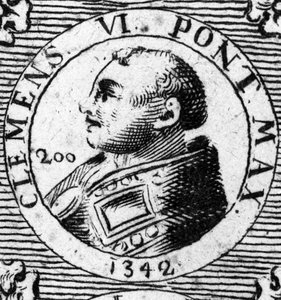 Portrait du Pape Clément VI (1342-1352)