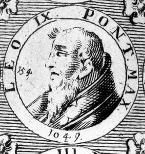 Portrait du Pape Léon IX (1002-1054).