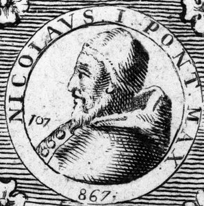 Portrait du Pape Saint Nicolas Ier le Grand (858-867) - Unknown artist