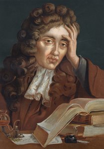Portrait de Robert Boyle (1627-1691), physicien et chimiste irlandais. de « La Ciencia y sus Hombres » par Louis Figuier. Barcelone 1881 - Unknown artist