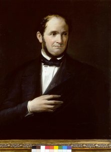 Portrait de Saverio Mercadante (1795-1870), compositeur italien, peinture anonyme. Museo teatrale della scala, Milan - Unknown artist