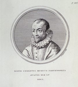 Portrait de Scipione Cerreto (gravure) - Unknown artist
