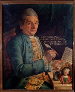 Portrait de Vincenzo Olivieri, compositeur italien - Unknown artist