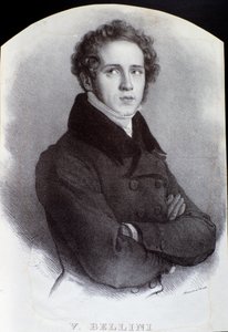 Portrait du compositeur italien Vincenzo Bellini - Unknown artist