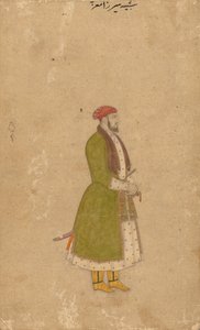 Portrait du courtisan Mirza Muizz - Unknown artist