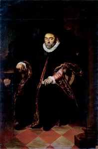 Portrait du Doge de Gênes Prospero Centurione Fattinanti (ca. 1510-1581) Peinture anonyme du 16ème siècle - Unknown artist