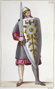 Portrait du paladin Roland, neveu de Charlemagne