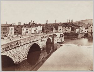 Périgueux. Le pont de Tournepiche, côté amont