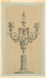 Projet pour un candélabre - Unknown artist