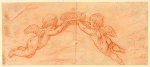 Putti avec couronne