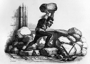 Quasimodo dans Notre-Dame de Paris par V. Hugo.