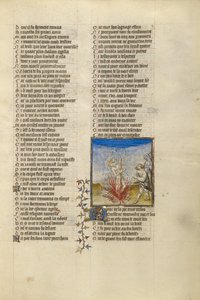 La pluie éteint les flammes du bûcher auquel est attaché le roi Kroesus - Unknown artist