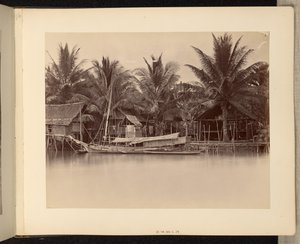 [Habitations et bateaux fluviaux] - Unknown artist