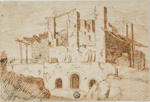 Ruines avec hangar de ferme