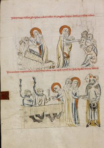 Sainte Hedwige au service des malades ; Sainte Hedwige au service des prisonniers - Unknown artist