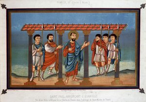 Saint Paul proclamant l