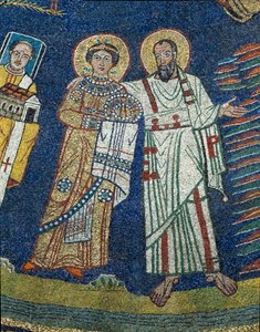 Sainte Praxède et Saint Paul (détail)