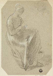 Femme assise - Unknown artist