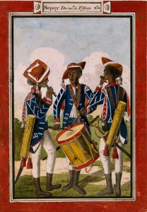 Tambours et fifres de sepoy - Unknown artist