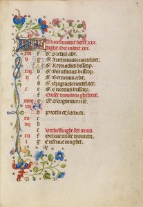 Page du calendrier de septembre