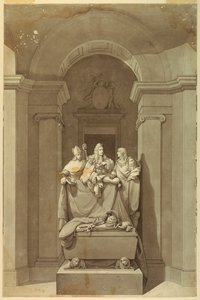 Monument Sépulcral des Trois Derniers Stuarts - Unknown artist