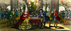 Guerre de Sept Ans : allégorie représentant Marie-Thérèse d