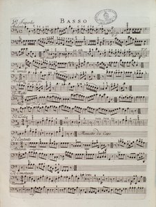 Partition de la Symphonie périodique par Karl Ditters von Dittersdorf