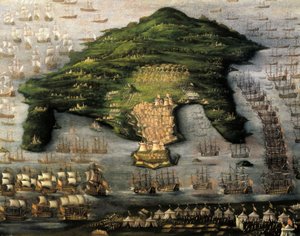 Siège de Corfou, Grèce, artiste inconnu