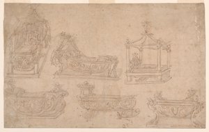 Six Dessins pour un Lit d