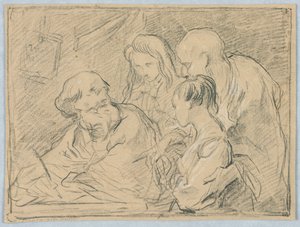 Esquisse pour une peinture de la Présentation de la Vierge - Unknown artist