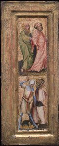 Saint Pierre et Saint Paul; Saint Georges et Saint Jacques le Majeur - Unknown artist