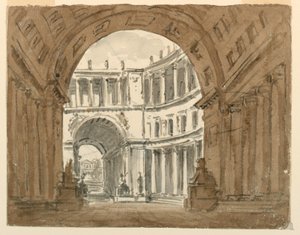 Design de scène, cour du palais