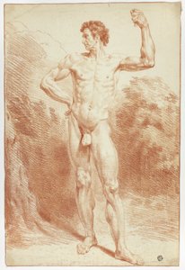 Nu académique masculin debout