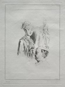 Étude de têtes