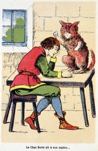 Conte du Chat Botté : « Le Chat Botté dit à son maître... » sd. 19e siècle