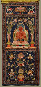 Thangka avec le septième bodhisattva - Unknown artist