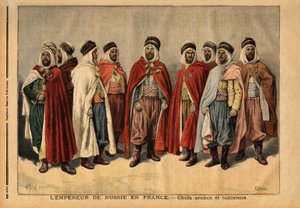 Les chefs arabes et tunisiens, chargés de la garde d