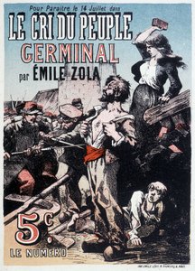 Le Cri du Peuple de Germinal par Émile Zola, vers 1890