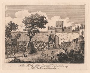 La Porte Sainte anciennement Viminalis, La route vers Nomentena
