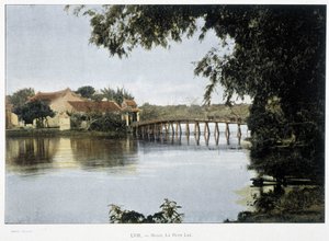 Le Petit Lac à Hanoï - dans « Tour du monde », fin du 19ème siècle
