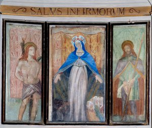 La Madone, Saint Sébastien et Saint Roch