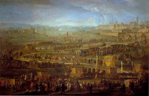 Le cortège du marquis de Mirepoix (1699-1757) - Unknown artist