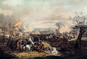 La mort du duc Frédéric Guillaume de Brunswick à la bataille de Quatre Bras le 16/06/1815 - Unknown artist