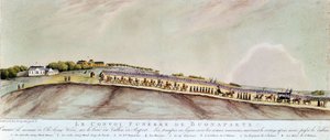 Le convoi funéraire de Bonaparte à Sainte-Hélène, 1821
