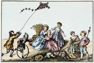Le cerf-volant au 18e siècle