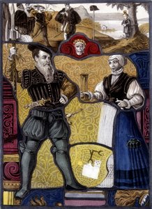 La légende de Guillaume Tell. Gravure d