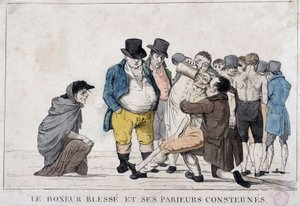 Le boxeur blessé et ses meilleurs lutteurs - 19ème siècle, Carnavalet.