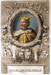 Théodoric Ier le Grand (v. 454-526), roi des Ostrogoths (474-526) et fondateur du royaume ostrogoth en Italie.